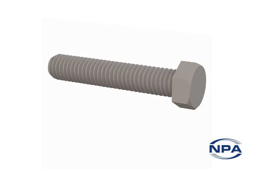 Picture of Cap Screw-Hex Head, Unslotted-Natural