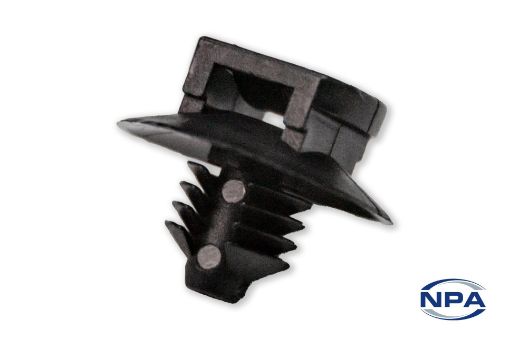 Picture of Cable Tie Mount Push Mount Black