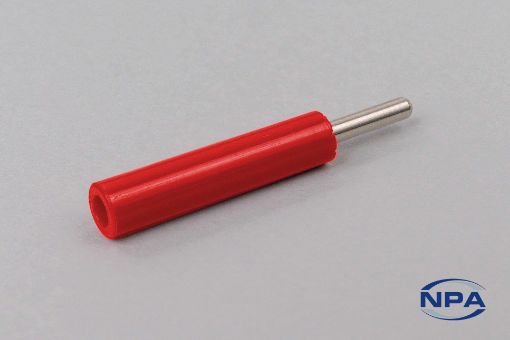 Picture of Test Tip Jack Metal-Clad Closed Entry Contact Red