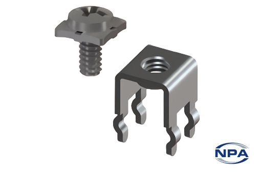 Picture of Screw Terminal Thru-Hole Mount, Snap-In, SEMS Screw