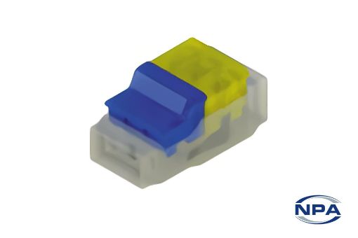 Picture of Wire Connector IDC Two-Way Yellow / Blue
