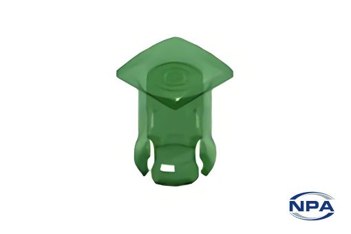 Picture of LED Lens Cap Square Green