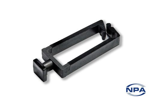 Picture of CH L -27 MOD S Modular Wire Routing Clip Straight Mount Black