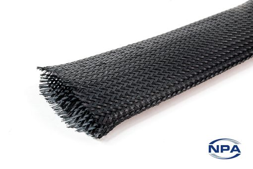 Picture of Sleeving (Sold by metre) Cold Cut Expandable Braided Black