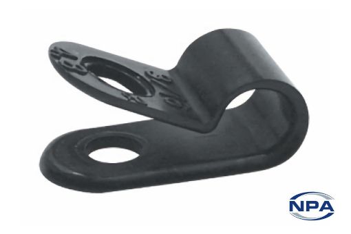 Picture of "P" Clip Heavy Duty Black