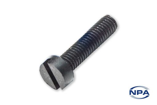 Picture of Machine Screw Cheese Head, Slotted Black