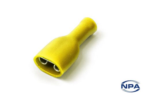 Picture of Crimp Connector Quick Connect Yellow