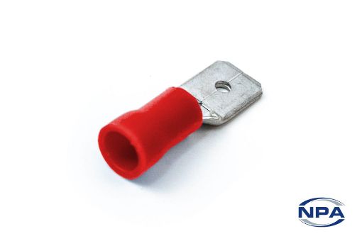 Picture of Crimp Connector Quick Connect Red