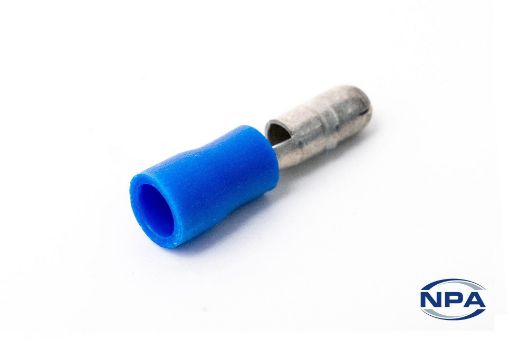 Picture of Crimp Connector Bullet Blue