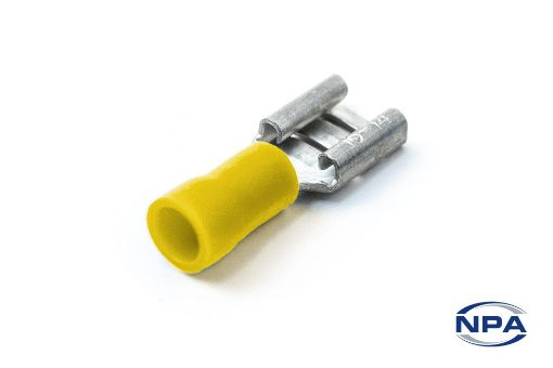 Picture of Crimp Connector Quick Connect Yellow