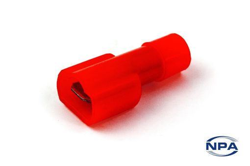 Picture of Crimp Connector Quick Connect Red