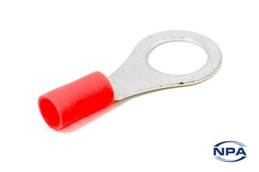 Picture of Crimp Connector Ring Red