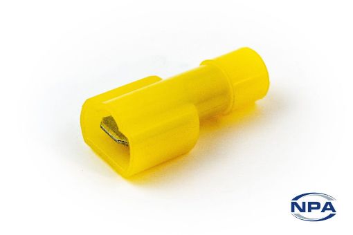 Picture of Crimp Connector Quick Connect Yellow