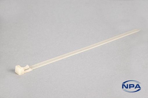 Picture of Cable Tie [Sold in bags of 100] Releasable Heavy Duty Natural