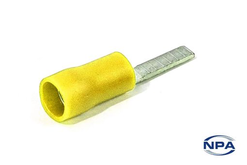 Picture of Crimp Connector Flat Blade Yellow