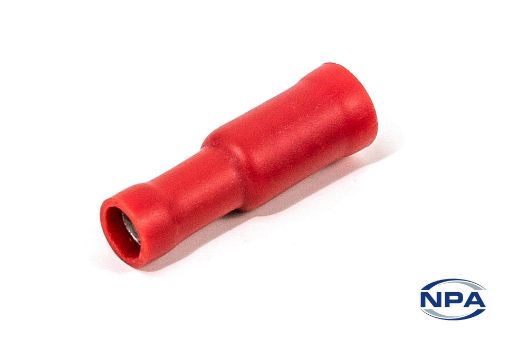 Picture of Crimp Connector Bullet Red