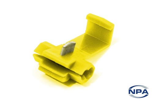 Picture of Crimp Connector Splice Yellow