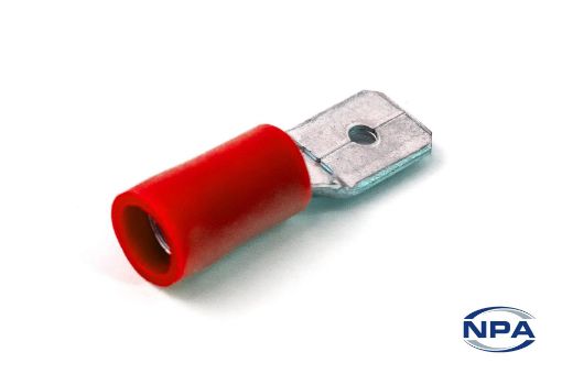 Picture of Crimp Connector Quick Connect Red