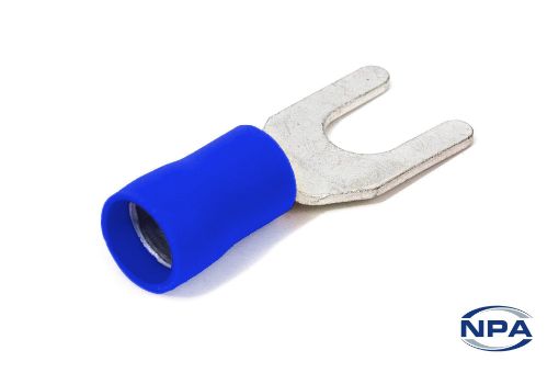 Picture of Crimp Connector Spade Blue