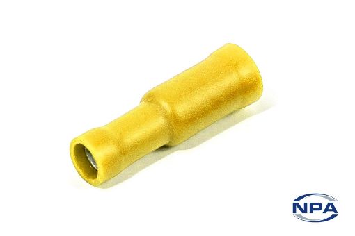 Picture of Crimp Connector Bullet Yellow