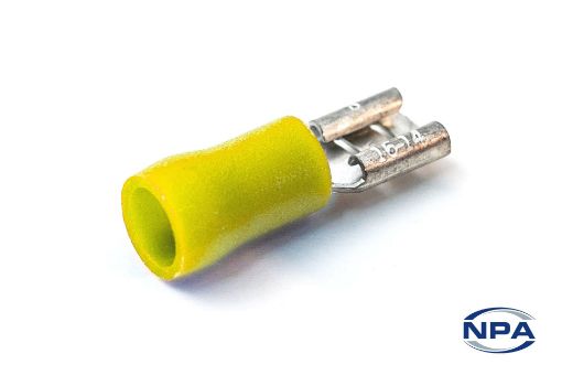 Picture of Crimp Connector Quick Connect Yellow