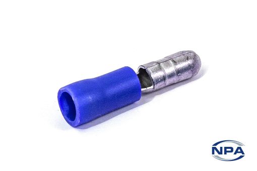 Picture of Crimp Connector Bullet Blue