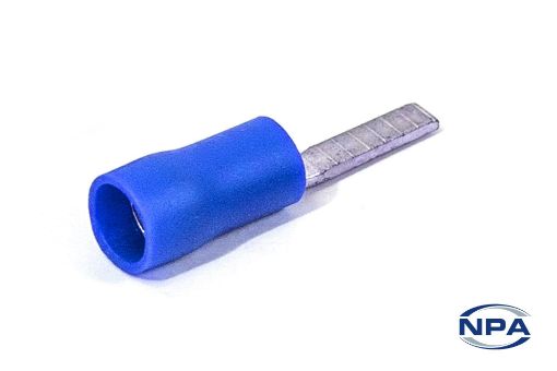 Picture of Crimp Connector Flat Blade Blue