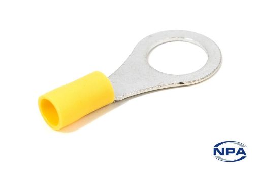 Picture of Crimp Connector Ring Yellow