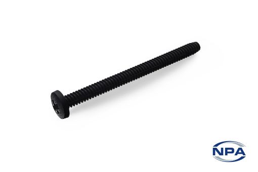 Picture of Machine Screw Fillister Head, Phillips Black