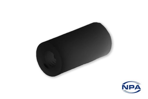 Picture of Spacer Threaded Black