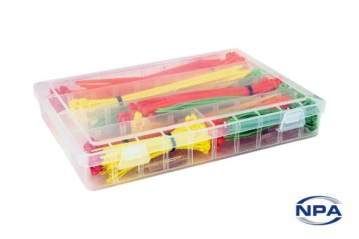 Picture of Cable Ties Value Pack Standard Various Neon