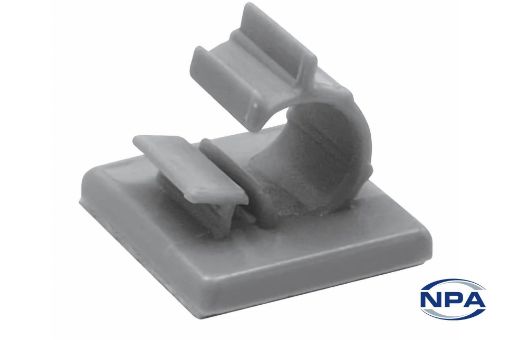 Picture of HEYClip Cable Clip Locking Releasable Grey