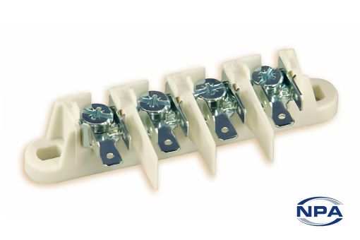 Picture of Terminal Block Screw to Tab White