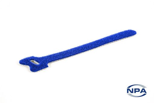 Picture of Cable Tie (Sold in bags of 20) Hook & Loop Blue