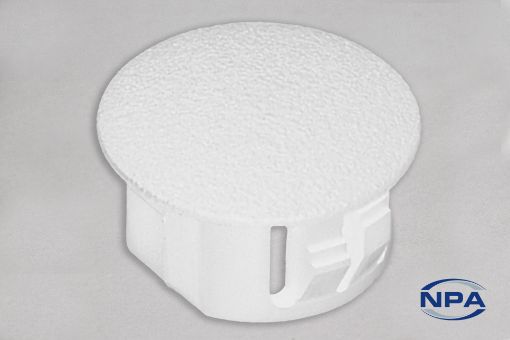 Picture of Hole Plug Square Strain Relief Mounting White