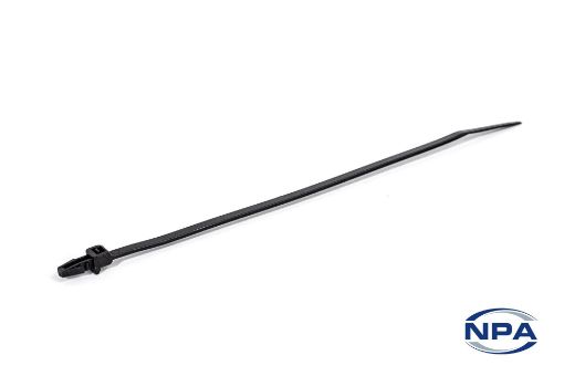 Picture of Cable Tie [Sold in bags of 100] Push Mount Black