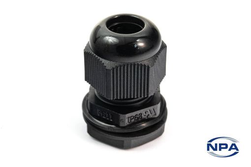 Picture of Cable Gland 2 Holes Black