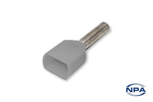 Picture of Ferrule Twin Wire Grey