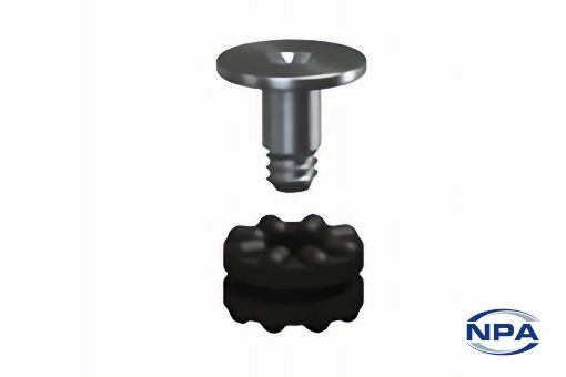 Picture of Rubber Grommet Anti-Vibration Black