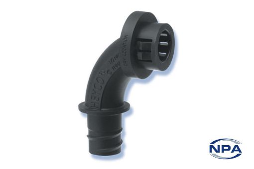 Picture of Conduit Fitting Heyco-Flex Quick Twist Black