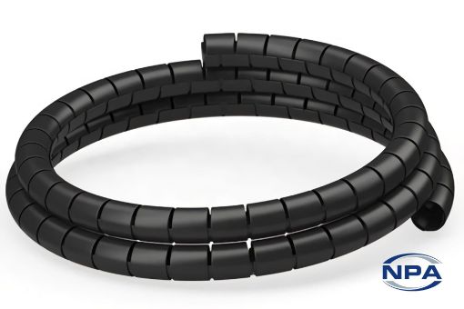 Picture of Spiral Cable Wrap (Sold In 30 Metre Rolls) UV Resistant Black