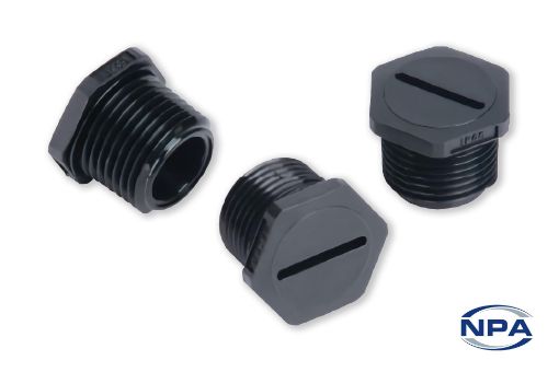 Picture of Hole Plug Threaded Black