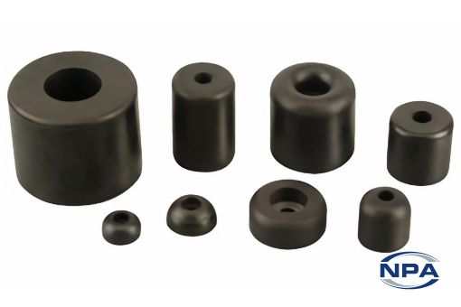 Picture of Pocket Bumper Screw-In Black