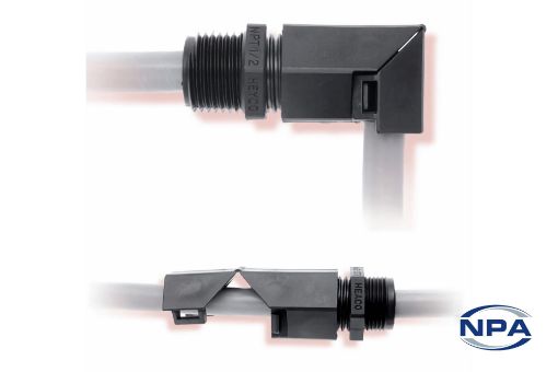 Picture of Cable Gland Right-Angled Liquid Tight Black