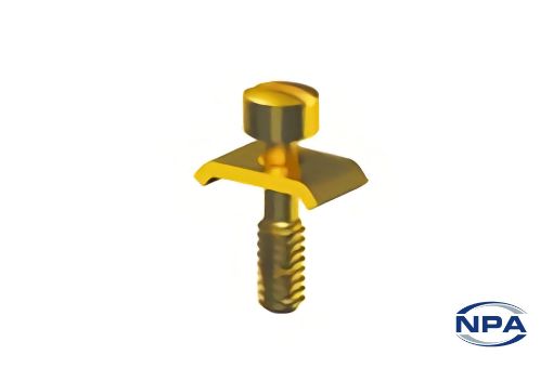 Picture of Terminal Screw Flat Head Yellow Chromate