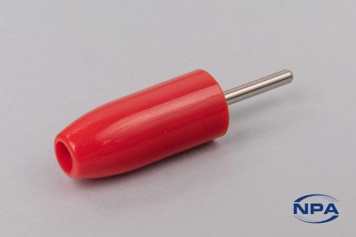 Picture of Test Tip Plug Solderless Red