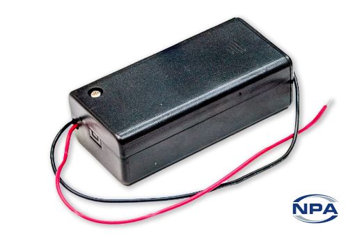 Picture of Battery Holder 9-Volt Densi-Pak Black