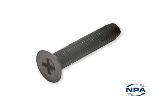 Picture of Machine Screw Countersunk, Phillips Black