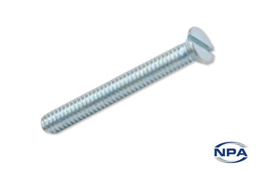 Picture of Machine Screw Countersunk, Slotted