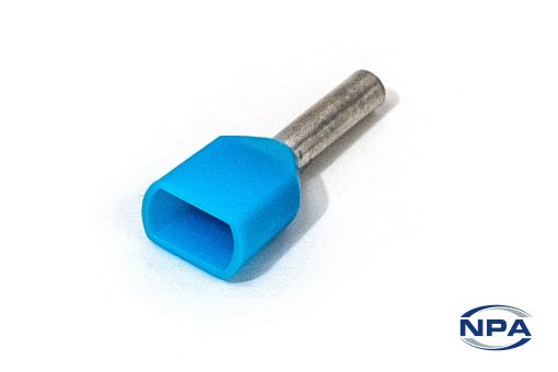 Picture of Ferrule Twin Wire Blue